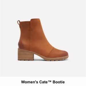 Sorel Brown Leather Ankle Boots